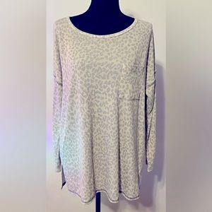 NWOT First Love Leopard Print Tunic - S